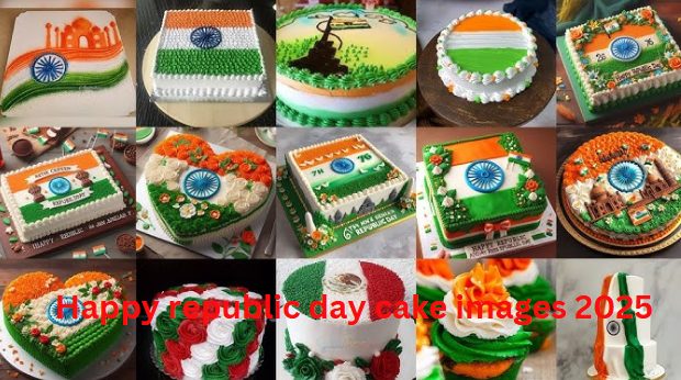 Happy republic day cake images 2025