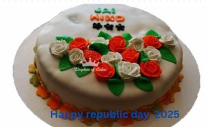 Happy republic day cake images 2025