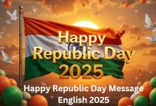 Happy Republic Day Wishes Card 2025