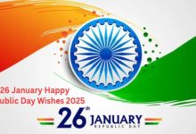 Happy Republic Day Wishes Card 2025